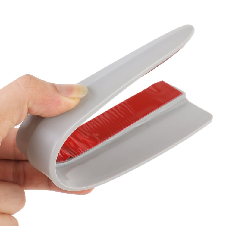 1 Pair Car Solid Color Silicone Bumper Strip, Style: Long (Grey) - Anti Collision Sticker by PMC TechLife | Online Shopping South Africa | PMC TechLife | Buy Now Pay Later Mobicred