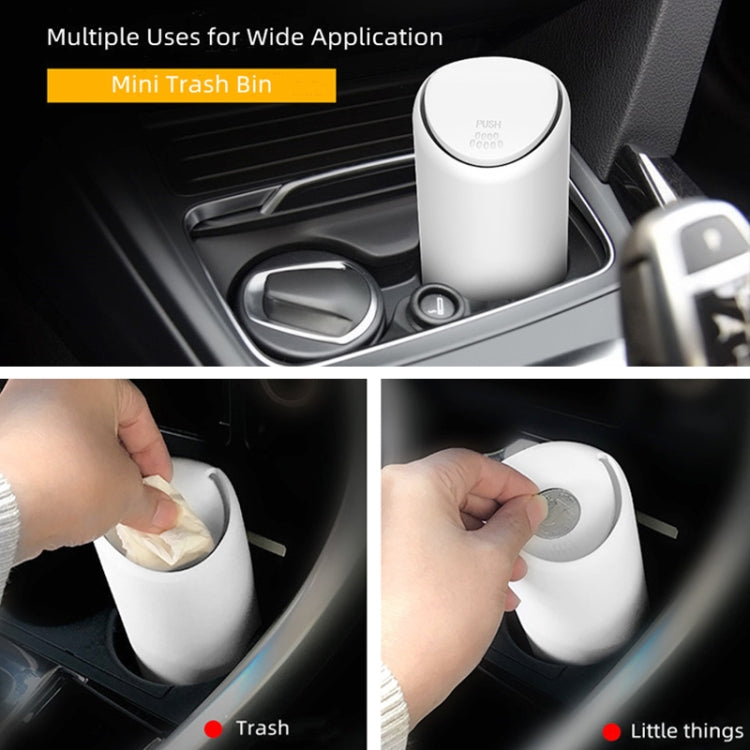 3R-2114 Car Multifunctional Mini Trash Can (White) - Stowing Tidying by PMC TechLife | Online Shopping South Africa | PMC TechLife | Buy Now Pay Later Mobicred