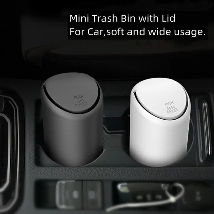 3R-2114 Car Multifunctional Mini Trash Can (White) - Stowing Tidying by PMC TechLife | Online Shopping South Africa | PMC TechLife | Buy Now Pay Later Mobicred