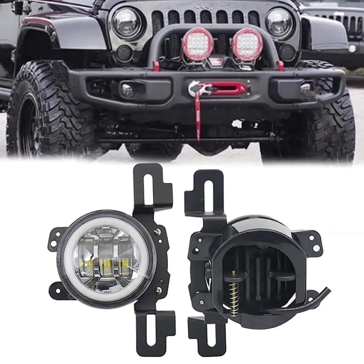 For Jeep Wrangler JK 2007-2017 Car Front Bumper Fog Light Mounting Bracket - Car Light Accessories by PMC TechLife | Online Shopping South Africa | PMC TechLife | Buy Now Pay Later Mobicred
