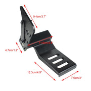 For Jeep Wrangler JL 2018-2019 Car Modification Curved Metal Left Foot Rest Pedal