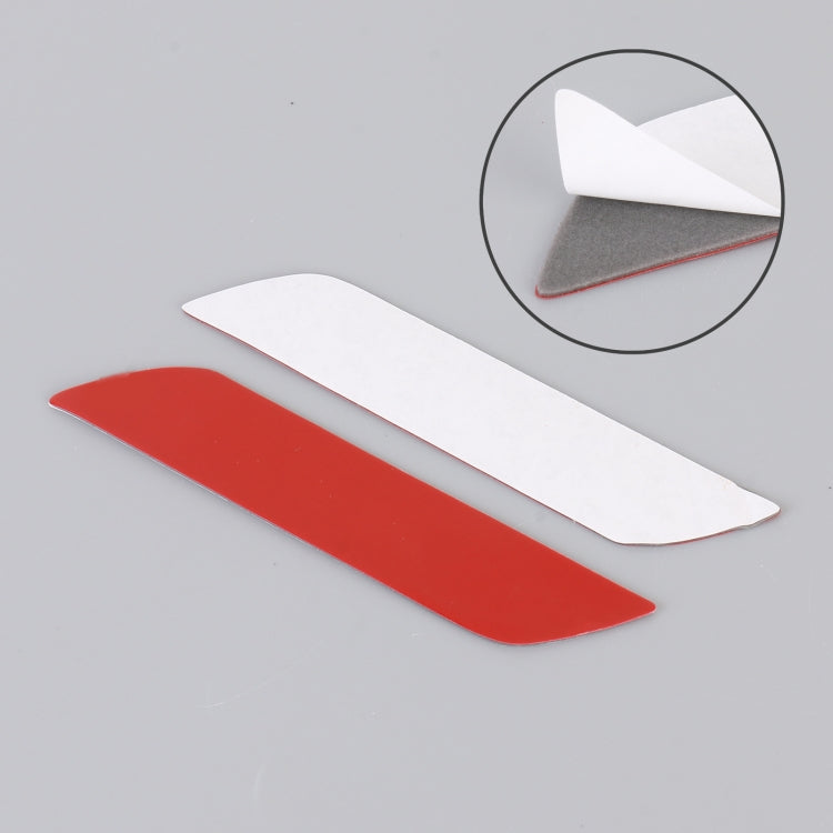 1 Pair Car Turbo Personalized Aluminum Alloy Decorative Stickers, Size: 11.5 x 2.5 x 0.5cm (Red) - 3D Metal Sticker by PMC TechLife | Online Shopping South Africa | PMC TechLife | Buy Now Pay Later Mobicred