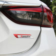 1 Pair Car SPORTS Personalized Aluminum Alloy Decorative Stickers, Size: 11.5 x 2.5 x 0.5cm (Red) - free shipping - PMC TechLife - Order now!