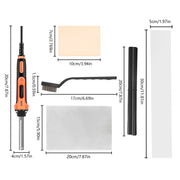 100W Electric Soldering Iron Plastic Welding Machine Car Bumper Repair Plier, AU Plug (White)