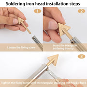 100W Electric Soldering Iron Plastic Welding Machine Car Bumper Repair Plier, AU Plug (White)