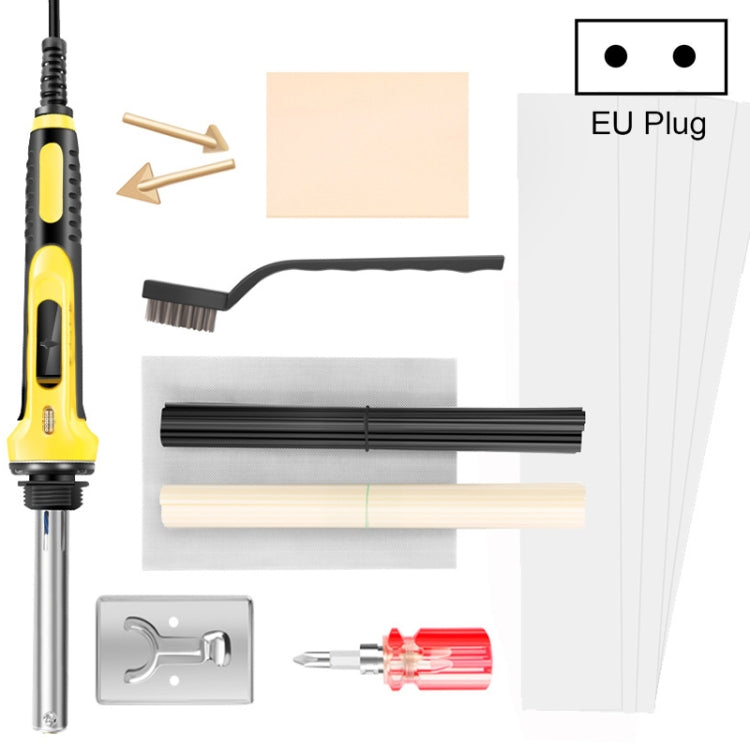 100W Electric Soldering Iron Plastic Welding Machine Car Bumper Repair Plier, EU Plug (Yellow) - free shipping - PMC Jewellery - Order now!
