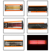 220V 1050W Heat Light Infrared Dryer Spray Paint Heating Curing Lamp Baking Booth Heater, US Plug