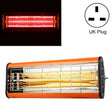 220V 1050W Heat Light Infrared Dryer Spray Paint Heating Curing Lamp Baking Booth Heater, UK Plug - Infrared Paint Lamp by PMC TechLife | Online Shopping South Africa | PMC TechLife | Buy Now Pay Later Mobicred