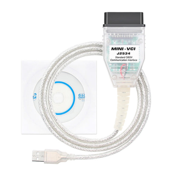 USB to OBD2 16 Pin MINI VCI FT232RL Single Diagnostic Cable for Toyota TIS Techstream