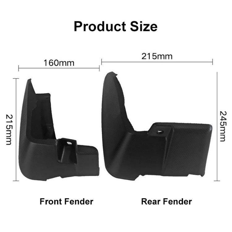 For Subaru XV 2018-2021 4pcs/Set Car Auto Soft Plastic Splash Flaps Fender Guard - free shipping - PMC TechLife - Order now!