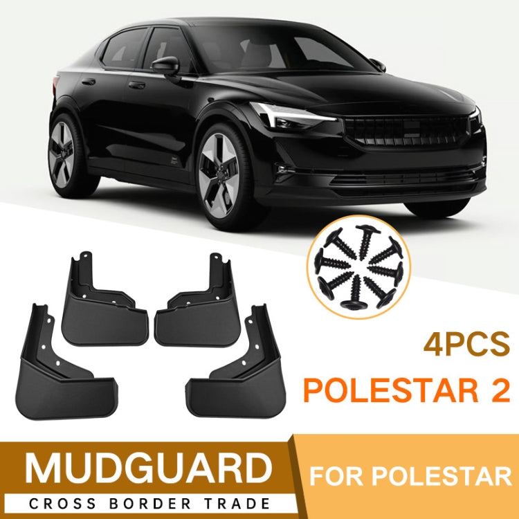 For Polestar 2 4pcs/Set Car Auto Soft Plastic Splash Flaps Fender Guard - free shipping - PMC Jewellery - Order now!