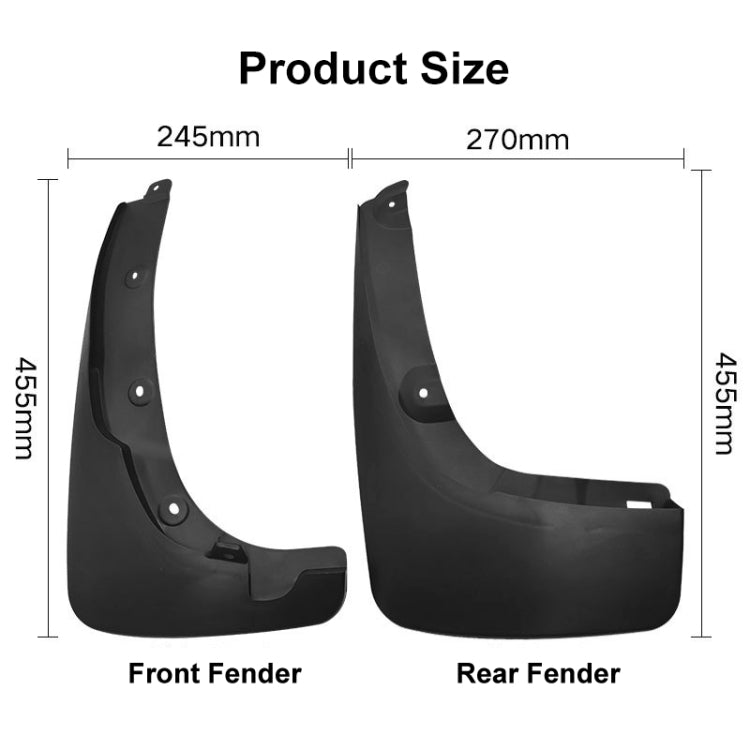 For Toyota RAV4 Wheel Eyebrow 2000-2005 4pcs/Set Car Auto Soft Plastic Splash Flaps Fender Guard - free shipping - PMC TechLife - Order now!