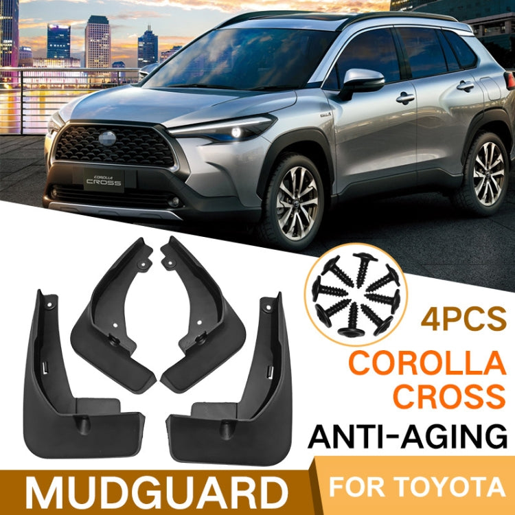 For Toyota Corolla Cross 2020 4pcs/Set Car Auto Soft Plastic Splash Flaps Fender Guard - Mudguards by PMC TechLife | Online Shopping South Africa | PMC TechLife | Buy Now Pay Later Mobicred