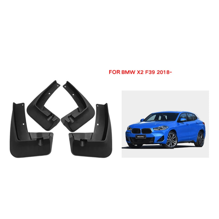 For BMW X2 F39 2018-2023 4pcs/Set Car Auto Soft Plastic Splash Flaps Fender Guard - Mudguards by PMC TechLife | Online Shopping South Africa | PMC TechLife | Buy Now Pay Later Mobicred