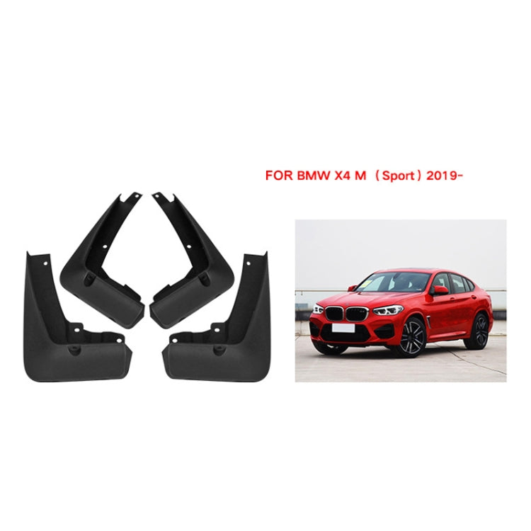 For BMW X4 M Sports 2019-2023 4pcs/Set Car Auto Soft Plastic Splash Flaps Fender Guard - free shipping - PMC TechLife - Order now!