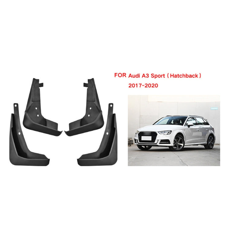 For Audi A3 Hatchback Sport 2017-2020 4pcs/Set Car Auto Soft Plastic Splash Flaps Fender Guard - free shipping - PMC TechLife - Order now!