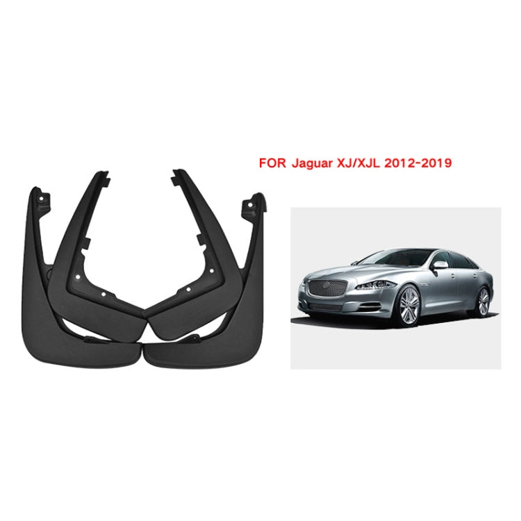 For Jaguar XJ / XJL 2012-2019 4pcs/Set Car Auto Soft Plastic Splash Flaps Fender Guard - Mudguards by PMC TechLife | Online Shopping South Africa | PMC TechLife | Buy Now Pay Later Mobicred