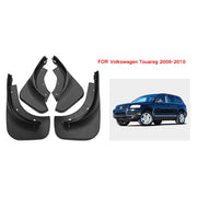For Volkswagen Touareg 2005-2010 4pcs/Set Car Auto Soft Plastic Splash Flaps Fender Guard, without Wheel Eyebrow
