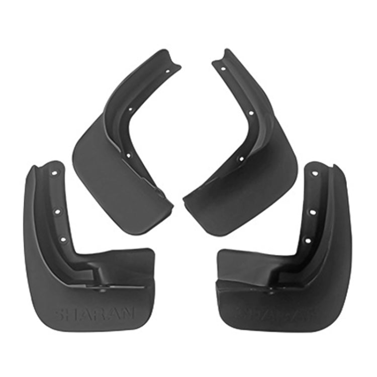 For Volkswagen Sharan 2012-2019 4pcs/Set Car Auto Soft Plastic Splash Flaps Fender Guard - Mudguards by PMC TechLife | Online Shopping South Africa | PMC TechLife | Buy Now Pay Later Mobicred