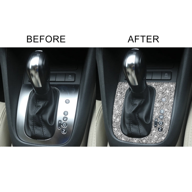 Car Gear Adjustment A Diamond Decoration Cover Sticker for Volkswagen Golf 6 2008-2012, Right-hand Drive - Car Interior Mouldings by PMC TechLife | Online Shopping South Africa | PMC TechLife | Buy Now Pay Later Mobicred