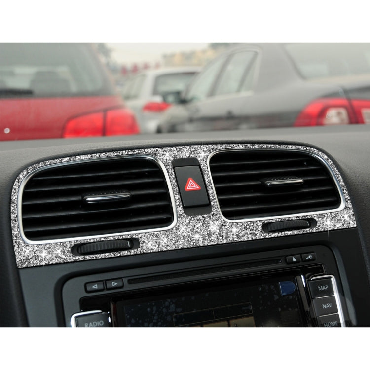 Car Middle Air Outlet Diamond Decoration Cover Sticker for Volkswagen Golf 6 2008-2012, Left and Right Drive - Car Interior Mouldings by PMC TechLife | Online Shopping South Africa | PMC TechLife | Buy Now Pay Later Mobicred