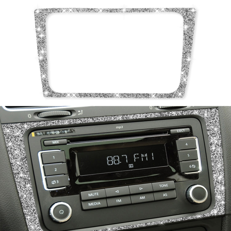 Car CD Panel Diamond Decoration Cover Sticker for Volkswagen Golf 6 2008-2012, Left and Right Drive - Car Interior Mouldings by PMC TechLife | Online Shopping South Africa | PMC TechLife | Buy Now Pay Later Mobicred
