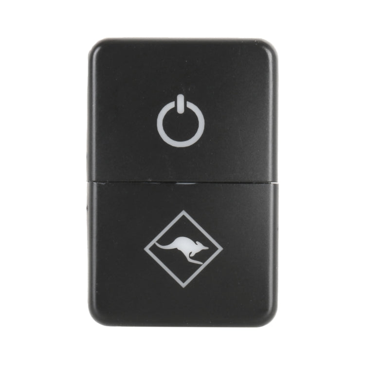TS-202 For Toyota Blue-green Light Car Small Dual Control Switch with Lock - Car Switches by PMC TechLife | Online Shopping South Africa | PMC TechLife | Buy Now Pay Later Mobicred