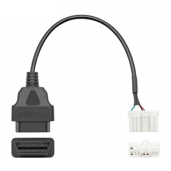 For Tesla Model X / S 2012-2015 OBDII to 12 Pin OBD Adapter Cable