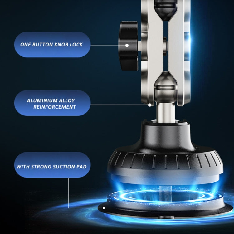 Car Universal Overhead Camera Suction Cup Phone Holder, Short Style - Car Holders by PMC TechLife | Online Shopping South Africa | PMC TechLife | Buy Now Pay Later Mobicred