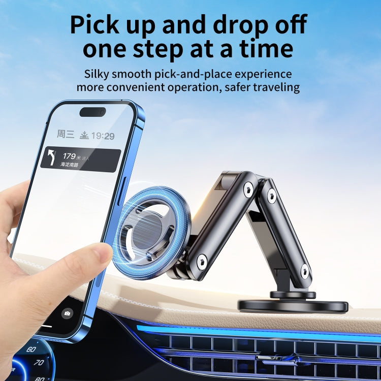 LK-CDD13 Car Multi-angle Adjustable MagSafe Magnetic Holder (Silver) - free shipping - PMC TechLife - Order now!