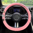 Round Style Car Universal Cartoon Pattern Plush Warm Anti-skid Steering Wheel Cover, Diameter: 38cm (Pink) - Steering Wheel Accessories by PMC TechLife | Online Shopping South Africa | PMC TechLife | Buy Now Pay Later Mobicred