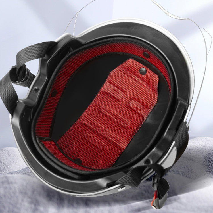 BY-1292 Unisex Motorcycle Frosted Protective Short Mirror Half Helmet (Black) - Helmets by PMC TechLife | Online Shopping South Africa | PMC TechLife | Buy Now Pay Later Mobicred