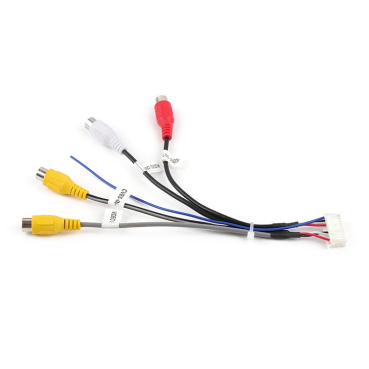 Palminfo Male Android Navigation 20-pin Plug RCA Video Audio Cable - DIY Cables by PMC TechLife | Online Shopping South Africa | PMC TechLife | Buy Now Pay Later Mobicred