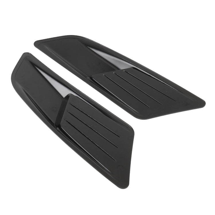 HD-713 1 Pair Car Hood Decorative Stickers Fender Air Vents Sticker(Black) - free shipping - PMC TechLife - Order now!