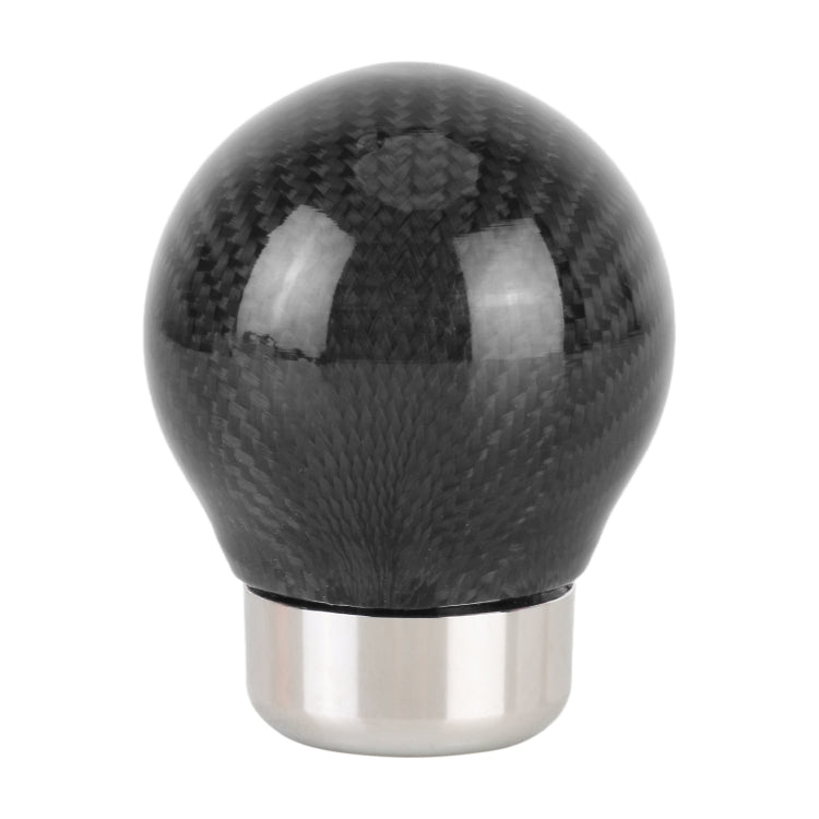 Car Carbon Fiber Pattern Gear Shift Knob Round Modified Gear Shift Head (Black) - Shift Knob by PMC TechLife | Online Shopping South Africa | PMC TechLife | Buy Now Pay Later Mobicred