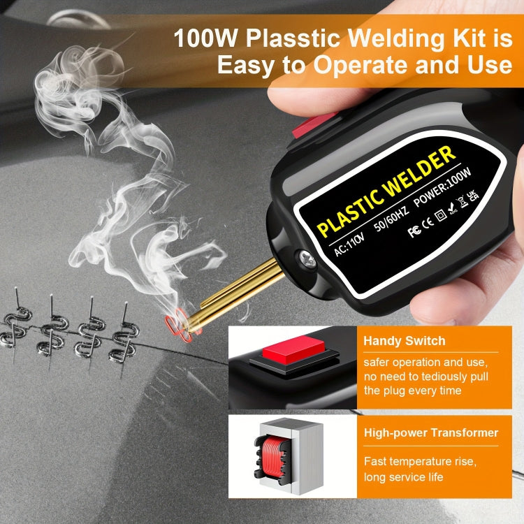 Hot Stapler Plastic Welding Machine Car Bumper Repair Kit Plier, US Plug - Hand Tool Sets by PMC TechLife | Online Shopping South Africa | PMC TechLife | Buy Now Pay Later Mobicred
