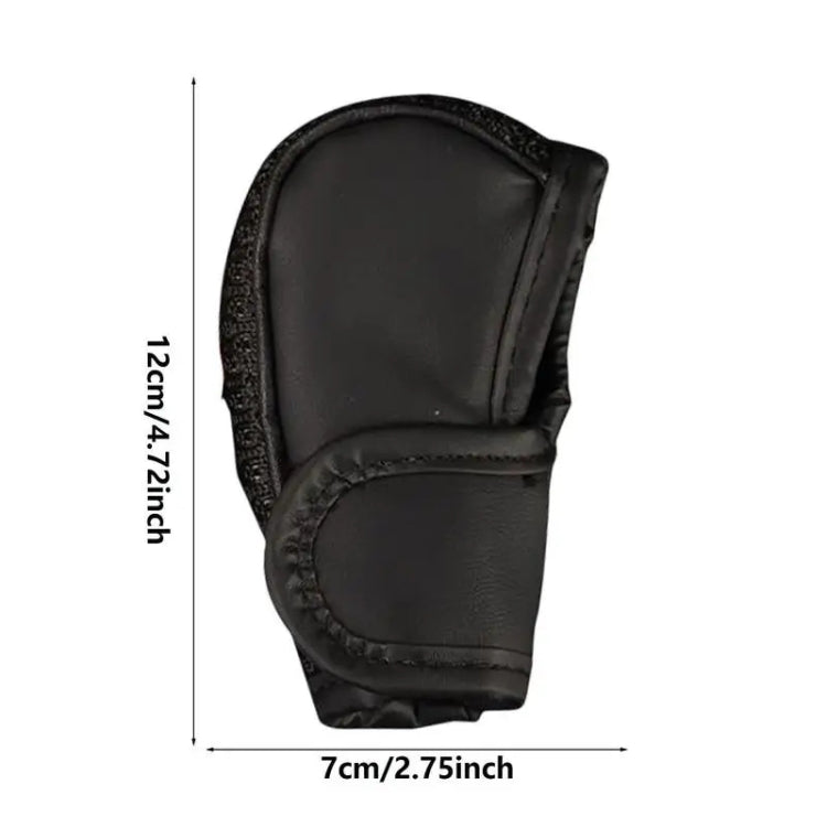Universal Car PU + Ice Silk Gear Shift Knob Protective Cover (Black) - Shift Knob by PMC TechLife | Online Shopping South Africa | PMC TechLife | Buy Now Pay Later Mobicred