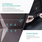 Car Rear Seat Oxford Cloth Storage Bag Car Seat Back Anti-kick Pad