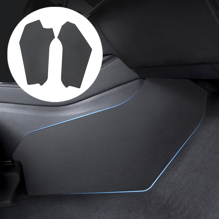 For Tesla Model Y 2pcs / Set Car Center Console Side Anti-Kick Pad - Car Interior Mouldings by PMC TechLife | Online Shopping South Africa | PMC TechLife | Buy Now Pay Later Mobicred