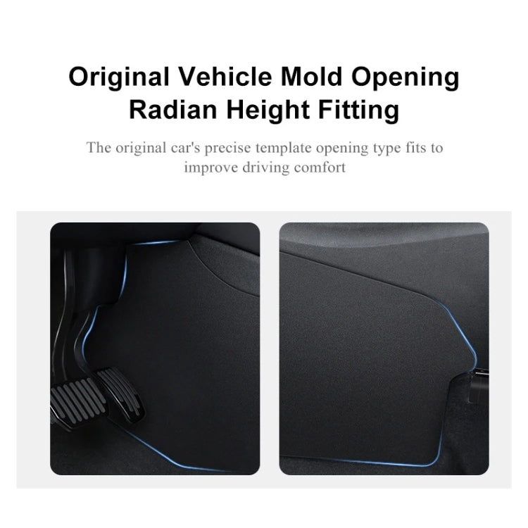 For Tesla Model Y 2pcs / Set Car Center Console Side Anti-Kick Pad - Car Interior Mouldings by PMC TechLife | Online Shopping South Africa | PMC TechLife | Buy Now Pay Later Mobicred