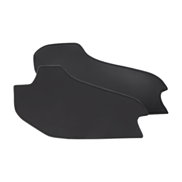 For Tesla Model Y 2pcs / Set Car Center Console Inside Leather Anti-kick Pad - Car Interior Mouldings by PMC TechLife | Online Shopping South Africa | PMC TechLife | Buy Now Pay Later Mobicred