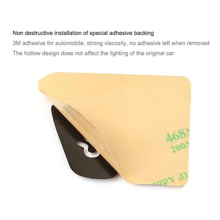 For Tesla Model 3 / Y 11pcs / Set Car Window Lift Button PU Adhesive Decorative Sticker - Car Interior Mouldings by PMC TechLife | Online Shopping South Africa | PMC TechLife | Buy Now Pay Later Mobicred