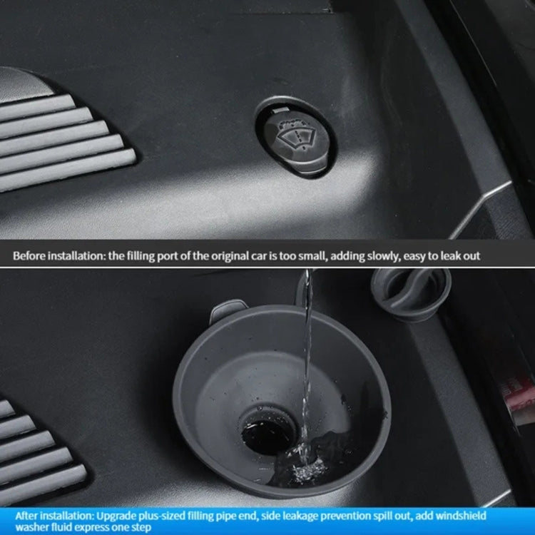 For Tesla Model 3 / Y Car Hood Wiper Water Protection Funnel Glass Water Filling Port Funnel - free shipping - PMC TechLife - Order now!