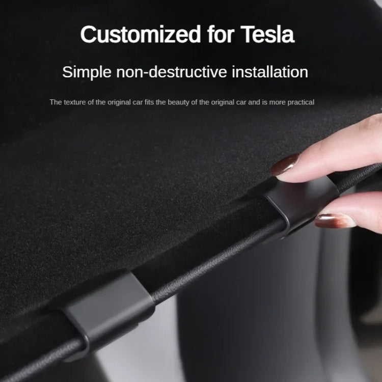 For Tesla Model Y 2022-2023 Car Co-pilot Glove Box Hidden Hook - Auto Fastener & Clips by PMC TechLife | Online Shopping South Africa | PMC TechLife | Buy Now Pay Later Mobicred