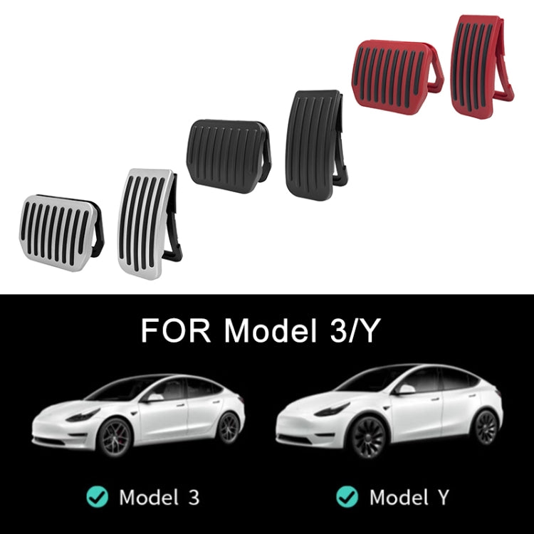 For Tesla Model 3 / Y Snap-on Car Accelerator Brake Pedal (Red) - Foot Pedal by PMC TechLife | Online Shopping South Africa | PMC TechLife | Buy Now Pay Later Mobicred