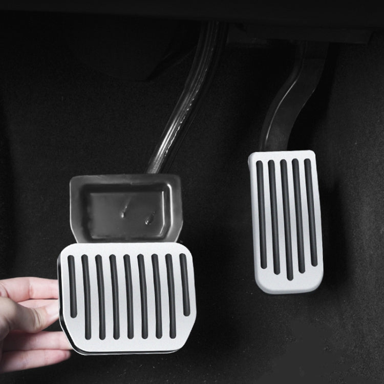 For Tesla Model 3 / Y Snap-on Car Accelerator Brake Pedal (Silver) - free shipping - PMC TechLife - Order now!