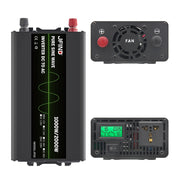 JFIND JF02 1000W 12V to 220V Pure Sine Wave Power Inverter, Universal Plug
