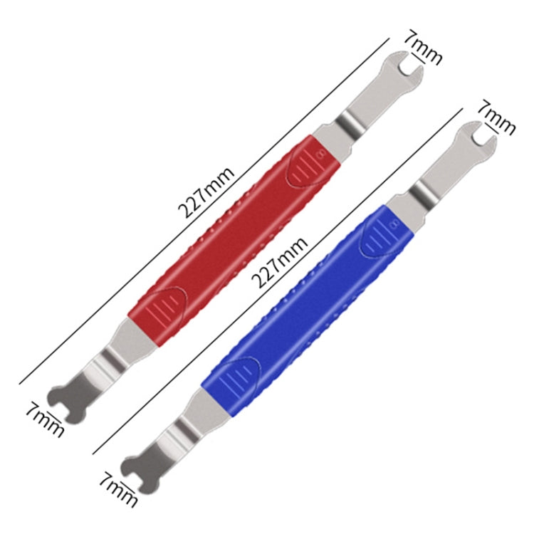 6-8 inch Long Car Door Panel Removal Rubber Buckle Screwdriver (Blue) - Hand Tool Sets by PMC TechLife | Online Shopping South Africa | PMC TechLife | Buy Now Pay Later Mobicred