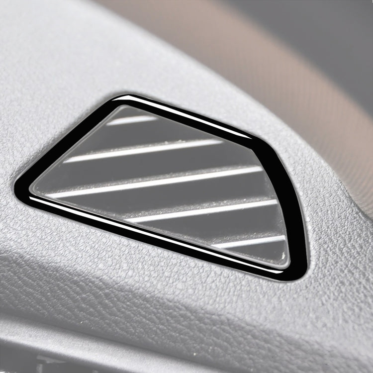2pcs / Set Car Right Drive Dashboard Air Outlet Frame Decorative Sticker for BMW X5 E70 / X6 E71 2008-2013, Left and Right Drive Universal(Black) - Car Interior Mouldings by PMC TechLife | Online Shopping South Africa | PMC TechLife | Buy Now Pay Later Mobicred