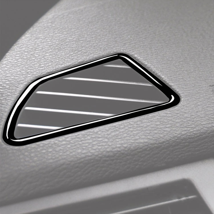 2pcs / Set Car Right Drive Dashboard Air Outlet Frame Decorative Sticker for BMW X5 E70 / X6 E71 2008-2013, Left and Right Drive Universal(Black) - Car Interior Mouldings by PMC TechLife | Online Shopping South Africa | PMC TechLife | Buy Now Pay Later Mobicred